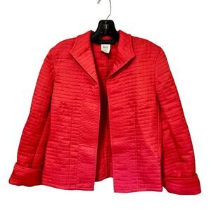 HARVE BENARD QUILTED‎ JACKET CORAL PINK  Size 4